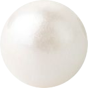Witte parel