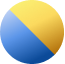 Goud / Blauw