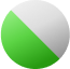 Zilverkleurig / Groen