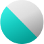 Zilverkleurig / Turquoise
