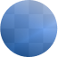 Transparant blauw