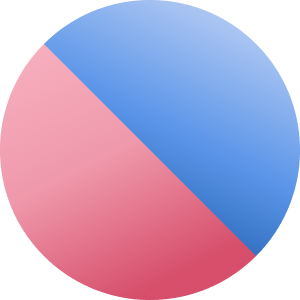 Blauw / Roze