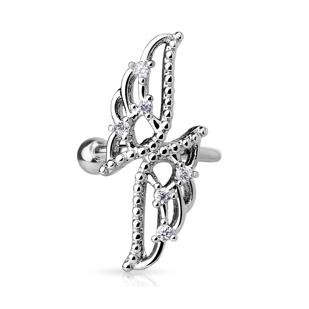 Earcuff met vleugels