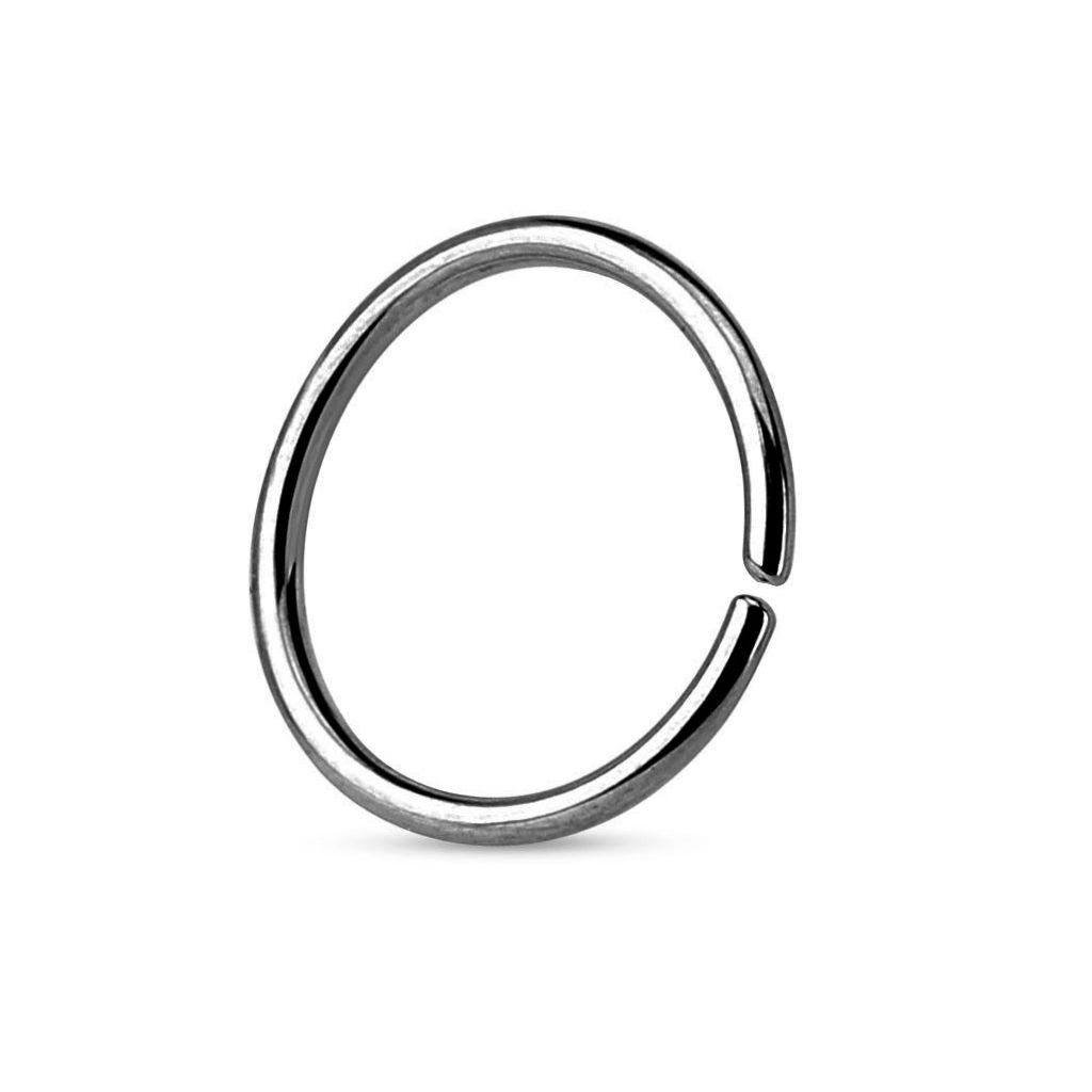 Gesloten ring uit titanium