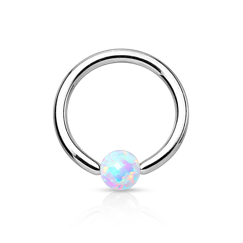 Ball closure ring met opaalsteen